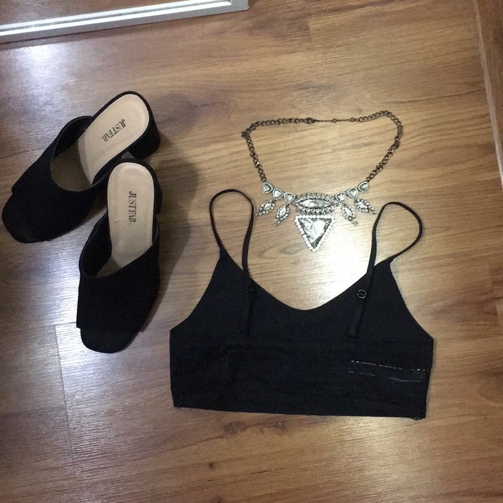 Victoria's Secret Black Lace Bralette